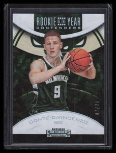 2018-19 Panini Contenders of the Year Cracked Ice Donte DiVincenzo Rookie 7/25