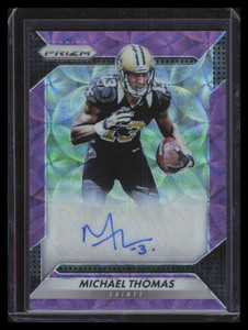 2016 Panini Prizm Autographs Purple Scope 13 Michael Thomas Rookie Auto 40/99