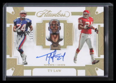 2022 Panini Flawless Career Progressions Autographs 8 Ty Law Auto 13/15