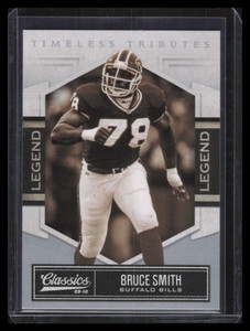 2010 Classics Timeless Tributes Silver 207 Bruce Smith 35/100