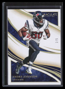 2020 Immaculate Collection Gold 90 Andre Johnson 2/5