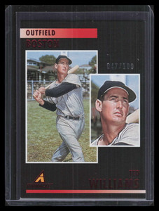 2023 Panini Chronicles Pinnacle Red 9 Ted Williams 47/100