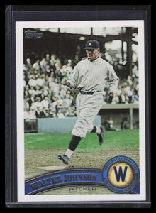 2011 Topps 300b Walter Johnson Photo Variation SP