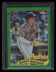 2024 Topps '89 Silver Pack Chrome Green Refractor t89c5 Manny Machado 46/99