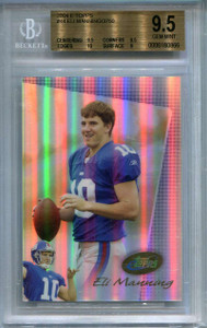 2004 eTopps 44 Eli Manning Rookie /3750 BGS 9.5 GEM MINT