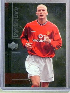 2002 Upper Deck Manchester United Legends Legendary Lineup David Beckham