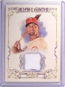 2015 Topps Allen and Ginter Albert Pujols Jersey Memorabilia #FSRAAPU