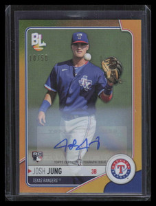 2023 Topps Big League Redemption Autographs Gold Josh Jung Rookie Auto 10/50