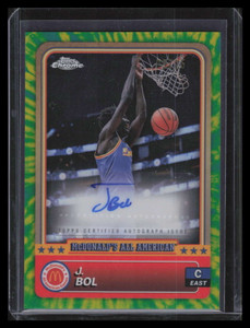 2024 Topps Chrome McDonald's Autographs Tie Dye Refractor J Bol Rookie Auto 9/25