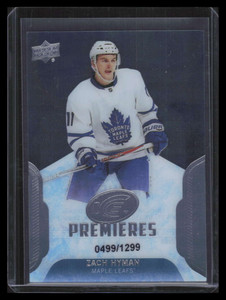 2016-17 Upper Deck Ice 140 Zach Hyman Rookie 499/1299