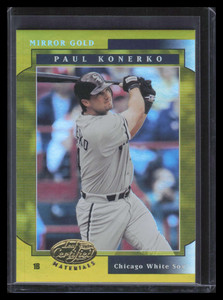 2001 Leaf Certified Materials Mirror Gold 92 Paul Konerko 24/25