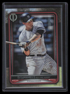 2020 Topps Tribute Red 4 DJ LeMahieu 4/10