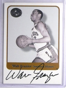 2001 Fleer Greats of the Game Walt Frazier Autograph auto *65752