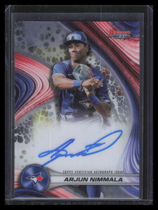 2024 Bowman's Best Best of '24 Autographs b24an Arjun Nimmala Rookie Auto