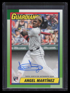 2025 Topps '90 Topps Autographs 90aamz Angel Martinez Rookie Auto