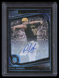 2024 Panini National Convention VIP Gems Autographs PS Paul Skenes RC Auto 1/1
