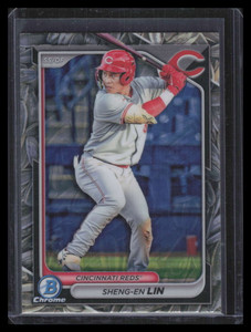 2024 Bowman Chrome Draft Sunflower Seed Refractor bdc147 Sheng-En Lin Rookie
