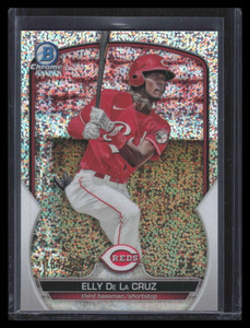 2023 Bowman Chrome Prospects Speckle Refractor bcp65 Elly De La Cruz RC 184/299