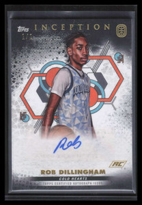 2022-23 Topps Inception OTE Autographs Black iard3 Rob Dillingham RC Auto 1/1