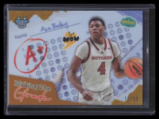 2024-25 Bowman's Best U Making the Grade Gold Refractor Ace Bailey Rookie 13/50