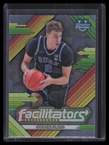 2024-25 Bowman Chrome University Facilitators f10 Cooper Flagg Rookie 153194