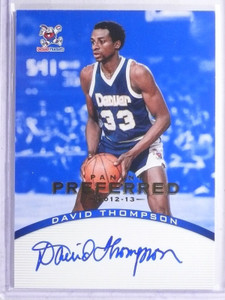 2012-13 Panini Preferred Blue David Thompson Autograph auto #D38/49  *65728