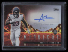 2024 Topps Midnight Rookie Horizon Signatures Dusk Audric Estime RC Auto 27/75