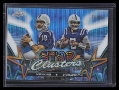 2024 Topps Cosmic Chrome Star Clusters Blue Refractor Manning Richardson 31/99