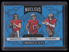 2024 Panini Obsidian Nucleus Blue Rachaad White Baker Mayfield Mike Evans 18/25