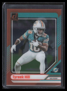 2024 Clearly Donruss Orange 33 Tyreek Hill 60/199