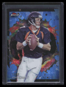 2024 Finest Blue Refractor 213 John Elway 13/99 Rare