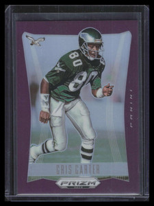 2024 Panini Prizm Deca Prizms Purple Refractor 244 Cris Carter 88/99
