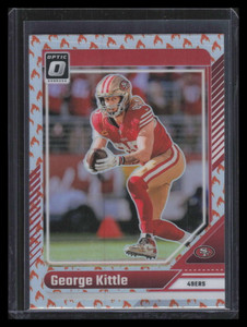 2024 Donruss Optic Fire Refractor 174 George Kittle