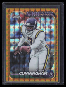 2024 Topps Chrome Gold Geometric Refractor 115 Randall Cunningham 44/50