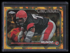 2024 Topps Chrome Sapphire Gold Refractor 28 Anthony Munoz 47/50