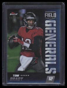2024 Finest Field Generals Sky Blue Refractor fg8 Tom Brady 150/150