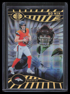 2024 Panini Illusions Trophy Collection Mirrorred 22 Bo Nix Rookie 438/499