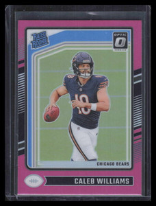 2024 Donruss Optic Pink Refractor 201 Caleb Williams RR Rated Rookie