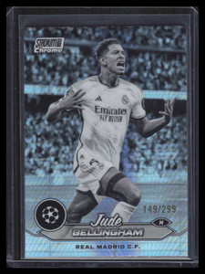 2023-24 Stadium Club Chrome Black and White Refractor 55 Jude Bellingham 149/299