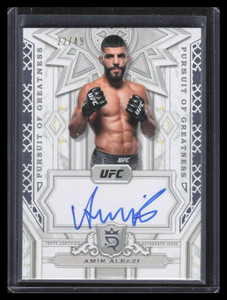 2024 Topps Royalty UFC Pursuit of Greatness Signatures Amir Albazi Auto 22/49