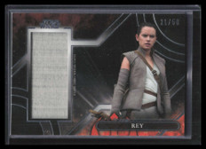 2018 Topps Star Wars Galactic Files Source Material CRRJ Rey's Jacket 21/50