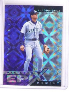 1998 Pinnacle Alex Rodriguez All-Star Epix Moment Purple #E13