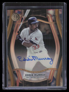 2025 Topps Tribute Pillars of the Game Autographs Gold Eddie Murray Auto 12/75