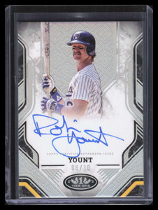 2025 Topps Tier One Prime Performer Autograph Silver PPARY Robin Yount Auto 8/10