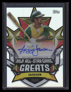 2025 Topps MLB All-Star Game Greats Autographs ASGGARJ Reggie Jackson Auto 47/50