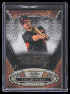 2015 Topps Tier One Autographs Bronze Ink TOABP Buster Posey Auto 19/25