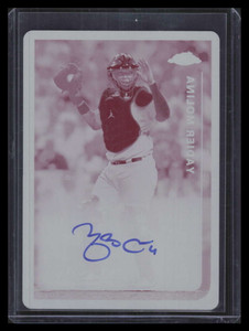 2019 Topps Chrome '99 Autographs Printing Plate 99tcaym Yadier Molina Auto 1/1