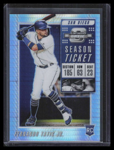 2019 Panini Contenders Optic Hyper Refractor 3 Fernando Tatis Jr. Rookie 280/299