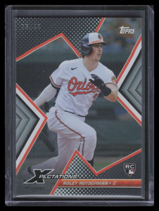 2023 Topps Xpectations Iridescent Foil 1 Adley Rutschman Rookie 35/49