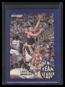 1992-93 Fleer Team Leaders 9 Chris Mullin